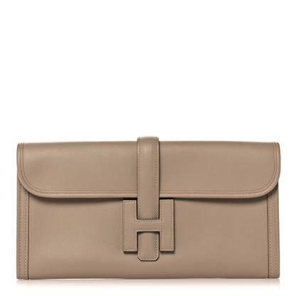 Hermes Swift Jige Elan 29 Clutch Gris Asphalte 1 of 10