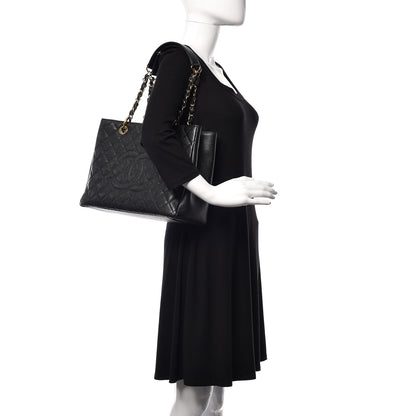 Chanel Caviar Quilted Grand Shopping Tote GST Black 2 of 11
