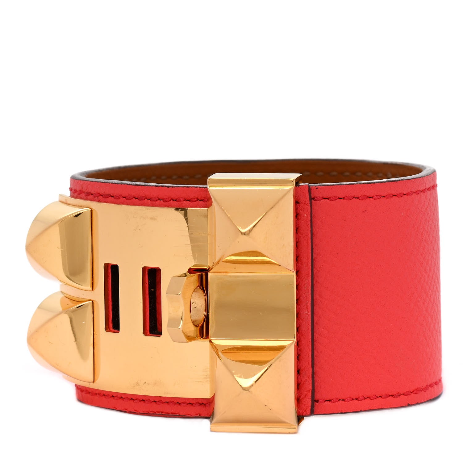 Hermes Epsom Collier de Chien CDC Bracelet S Rose Jaipur 3 of 7