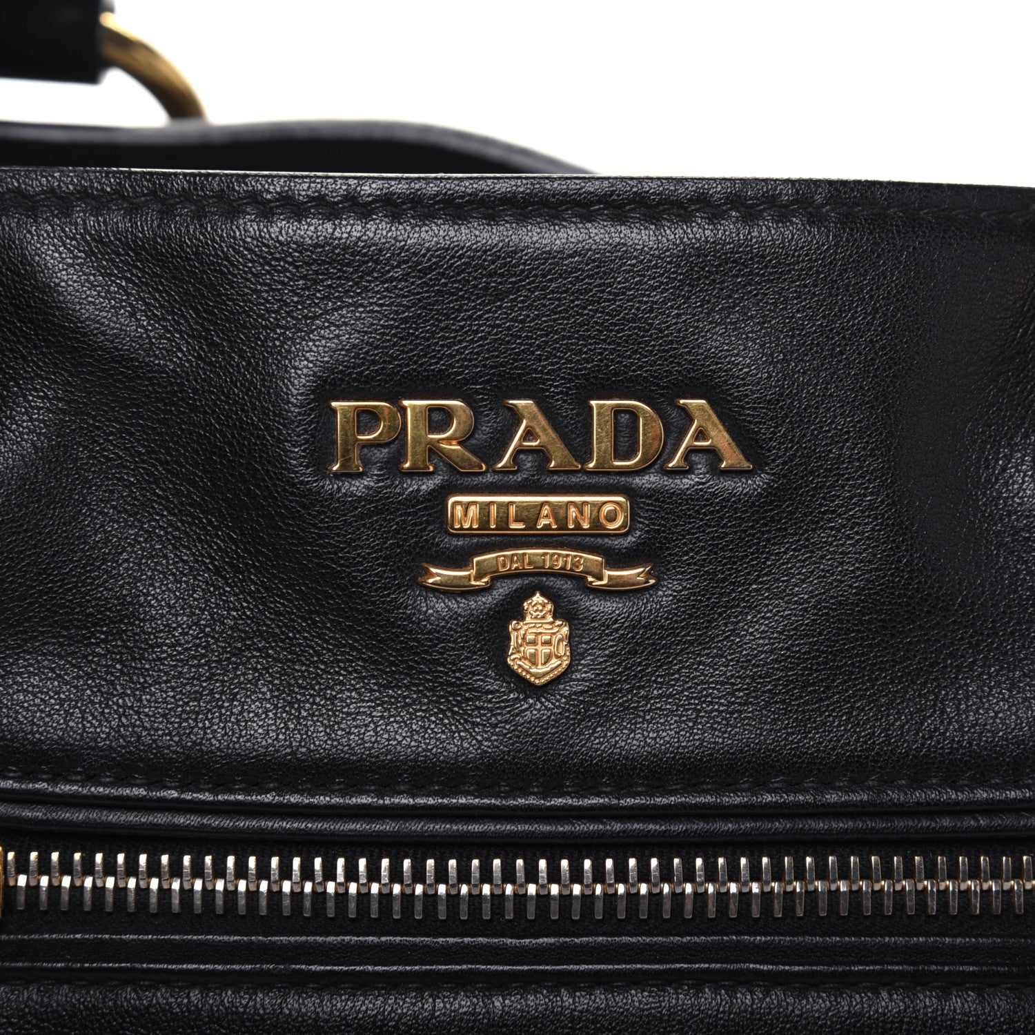 Prada Soft Calf Tote Black 22 of 25