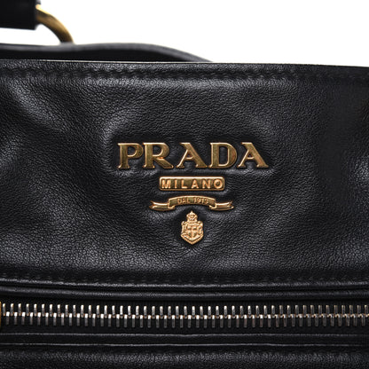 Prada Soft Calf Tote Black 22 of 25