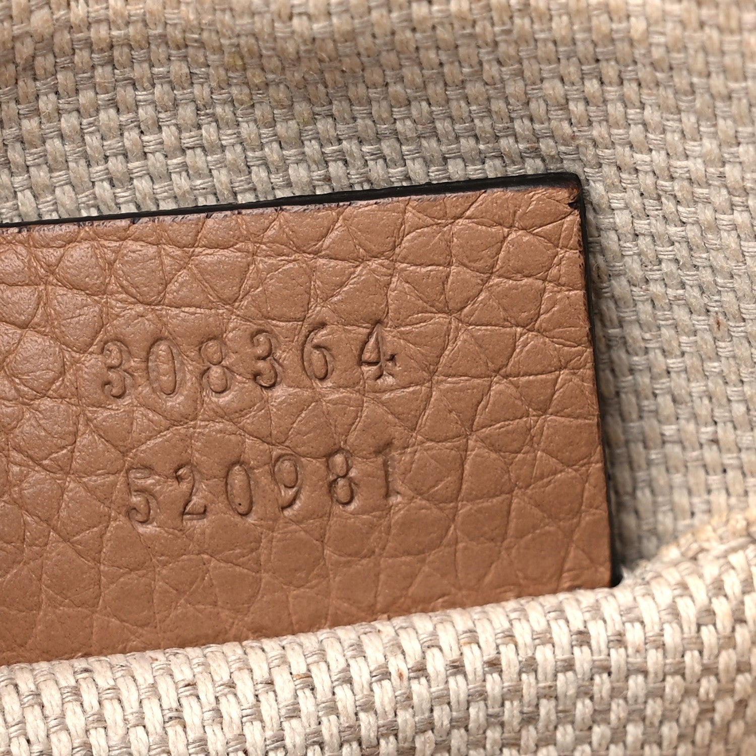 Gucci Pebbled Calfskin Small Soho Disco Bag Camelia 7 of 17