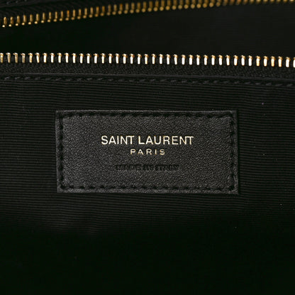 Saint Laurent Lambskin Quilted Maxi Icare Shopping Tote Black 7 of 9