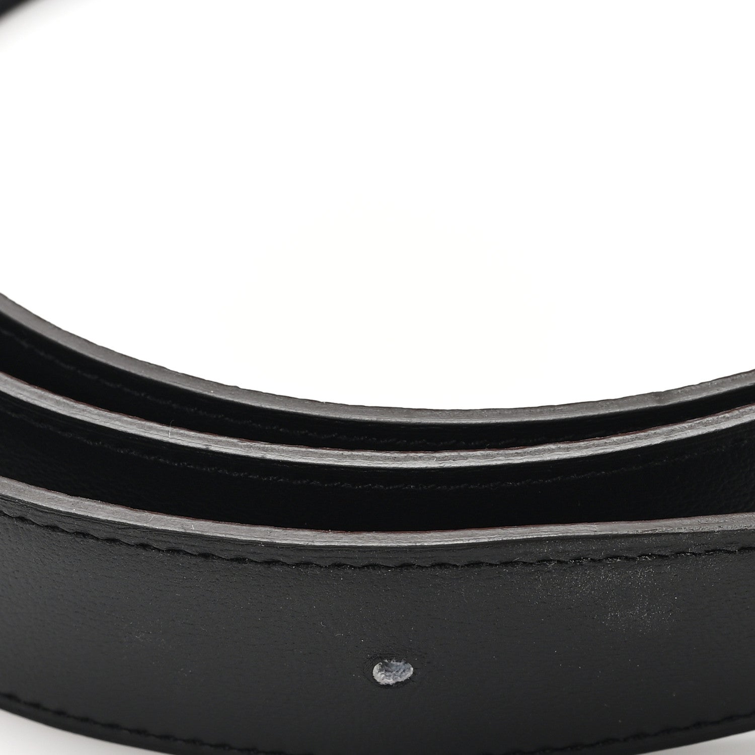 Hermes Chamonix Togo 32mm H Belt  95 38 Black 5 of 6