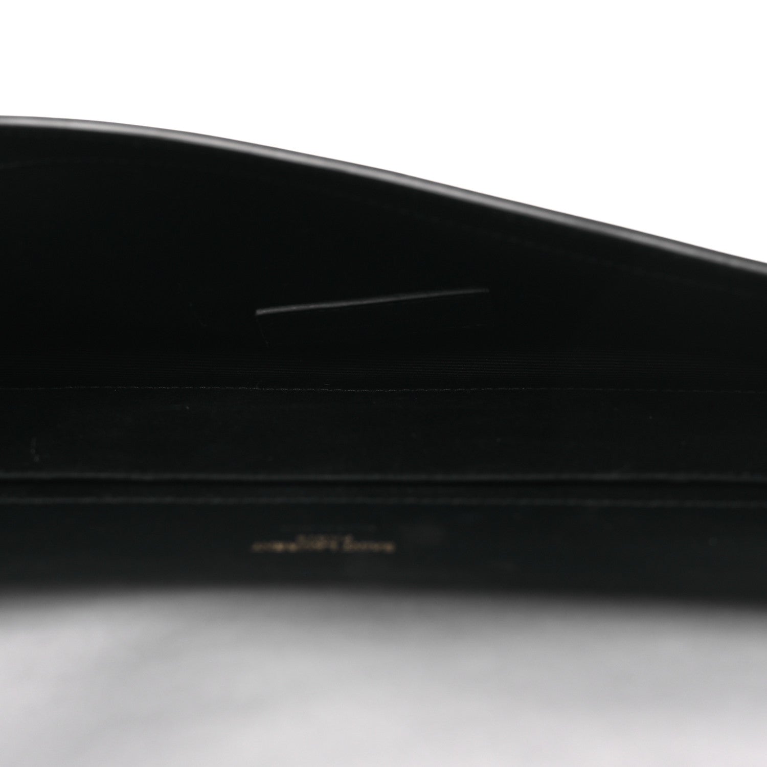 Saint Laurent Nappa Patent Calfskin Two-Toned Monogram Pouch Alabastro Black 5 of 8