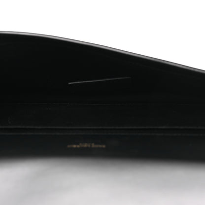 Saint Laurent Nappa Patent Calfskin Two-Toned Monogram Pouch Alabastro Black 5 of 8