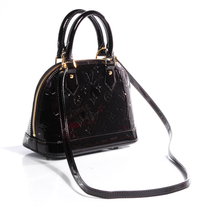 Louis Vuitton Vernis Alma BB Amarante 3 of 7