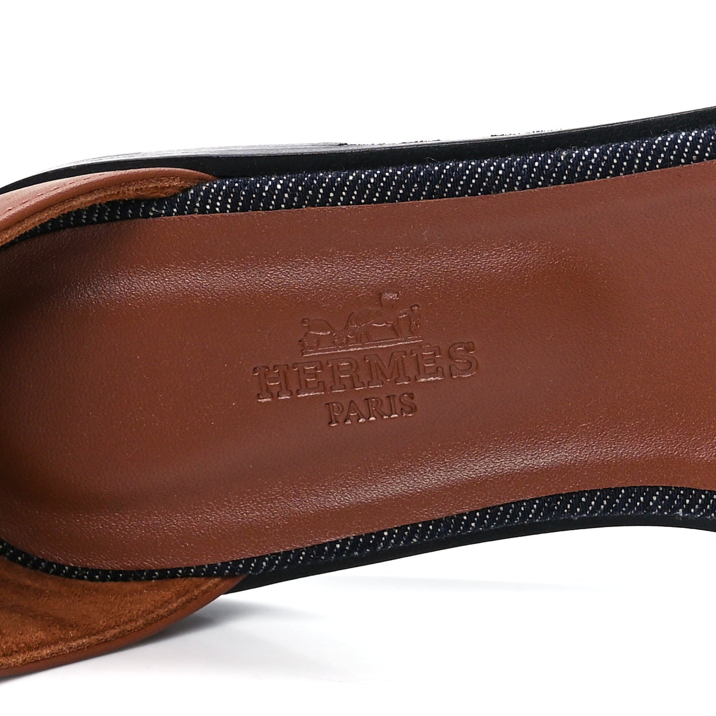 Denim Santorini Sandals 36.5 Bleu Clair
