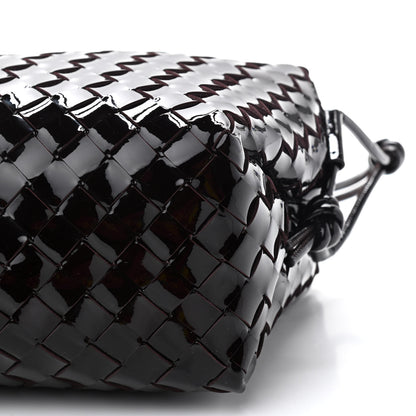 Bottega Veneta Polished Intrecciato Small Knot Loop Camera Bag Burgundy 8 of 8