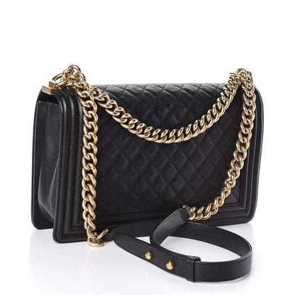 Chanel Caviar Quilted New Medium Boy Flap Black 3 of 10