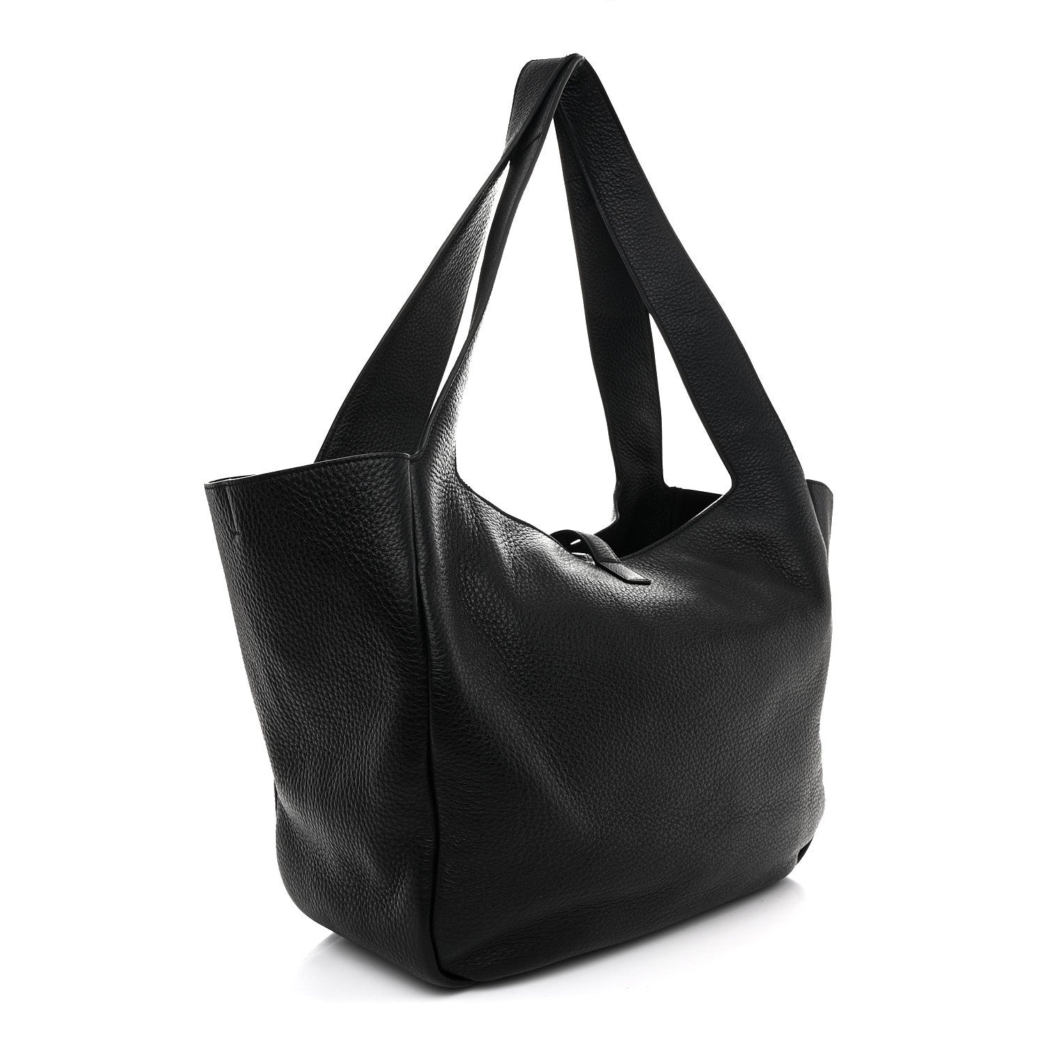 Saint Laurent Grained Deerskin Bea Tote Black 3 of 11