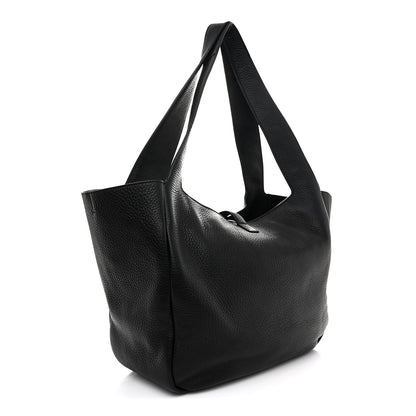 Saint Laurent Grained Deerskin Bea Tote Black 3 of 11