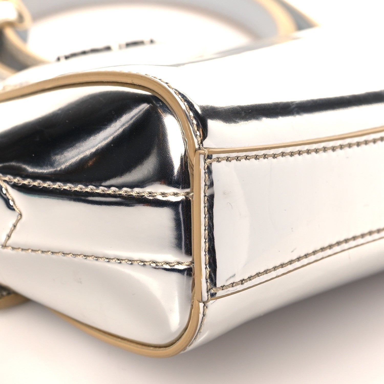 Givenchy Polyurethane Nano Antigona Silver 7 of 8