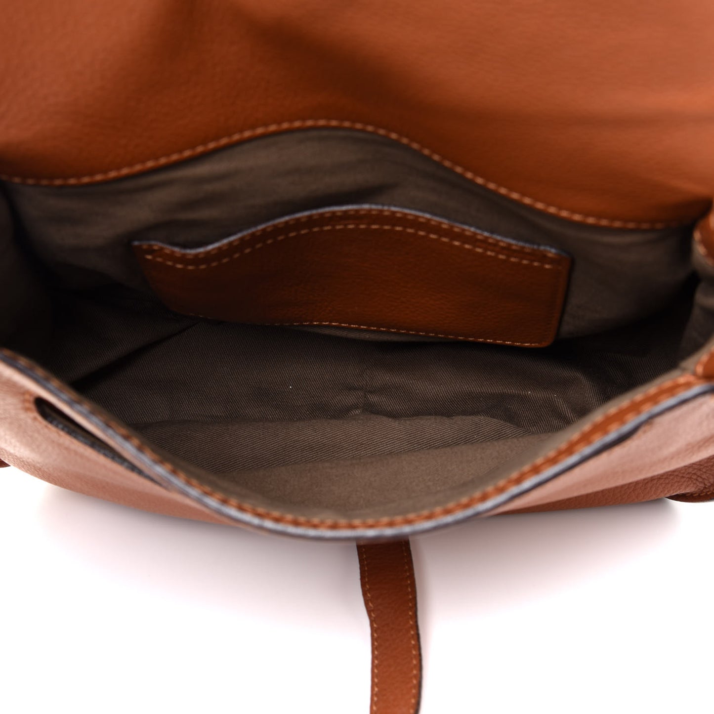 Calfskin Mini Marcie Round Crossbody Bag Tan