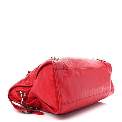 Balenciaga Agneau Giant 12 Silver Hardware City Coquelicot 5 of 11