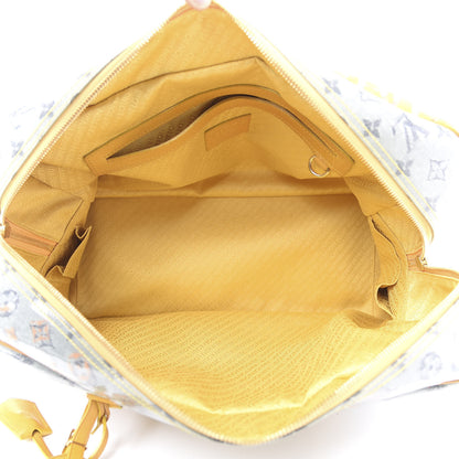 Louis Vuitton Monogram Pulp Defile Weekender GM Yellow 4 of 14
