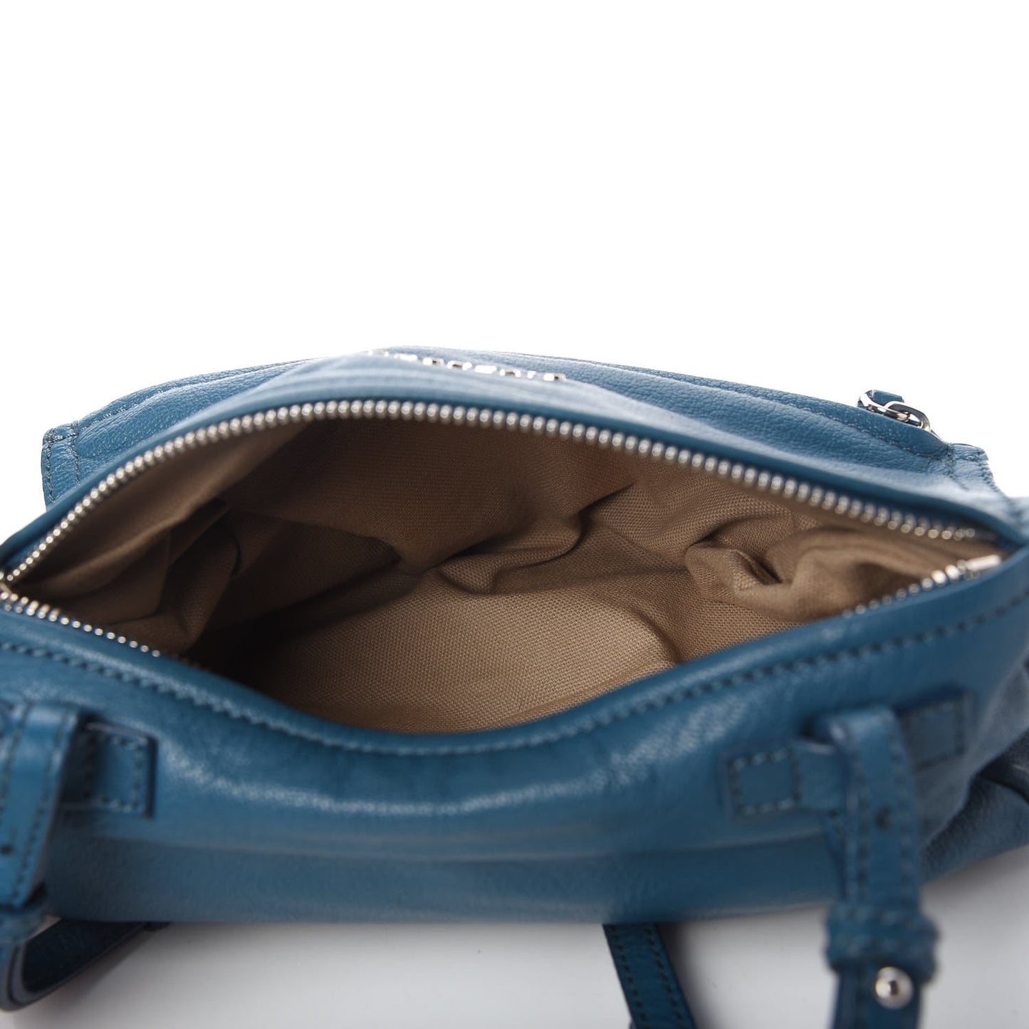 Sugar Goatskin Mini Pandora Medium Blue