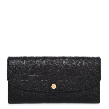 Louis Vuitton Empreinte Emilie Wallet Black Dune 1 of 8