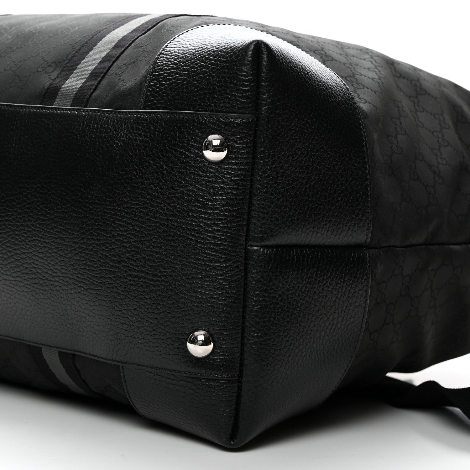 Gucci Nylon Monogram XL Duffle Bag Black 10 of 10