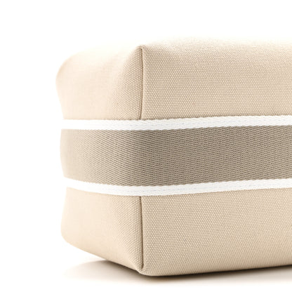 Hermes Canvas Small Bride-A-Brac Pouch Natural 9 of 10