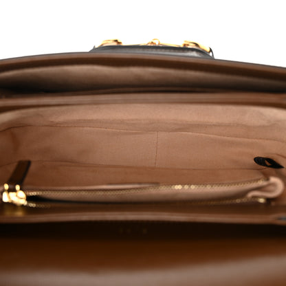 Gucci GG Supreme Monogram Horsebit 1955 Shoulder Bag Beige Brown Sugar 5 of 13