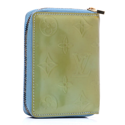 Louis Vuitton Vernis Broome Zip Wallet Baby Blue 2 of 6