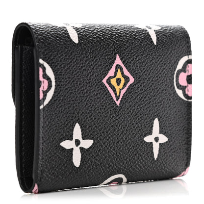 Louis Vuitton Monogram Giant Wild At Heart Rosalie Coin Purse Black 3 of 10