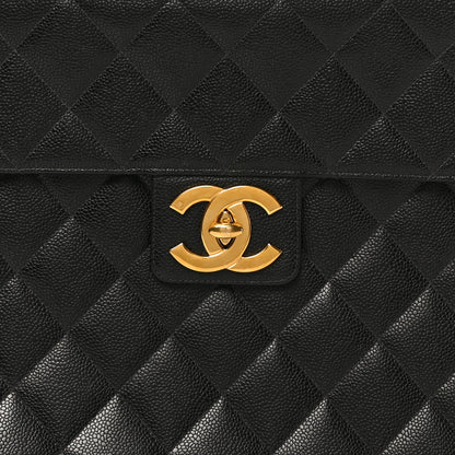 Chanel Caviar Quilted Briefcase Laptop Bag Black 9 of 11