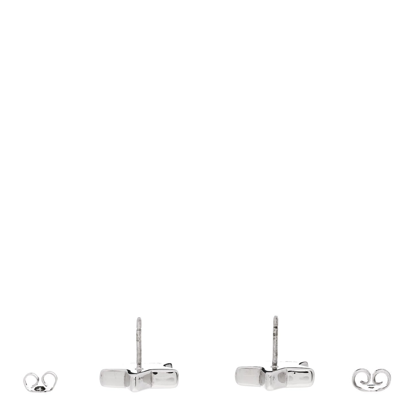 Sterling Silver Logo Star Earrings
