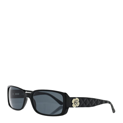 Chanel Camellia CC Sunglasses 5111 Black 1 of 7