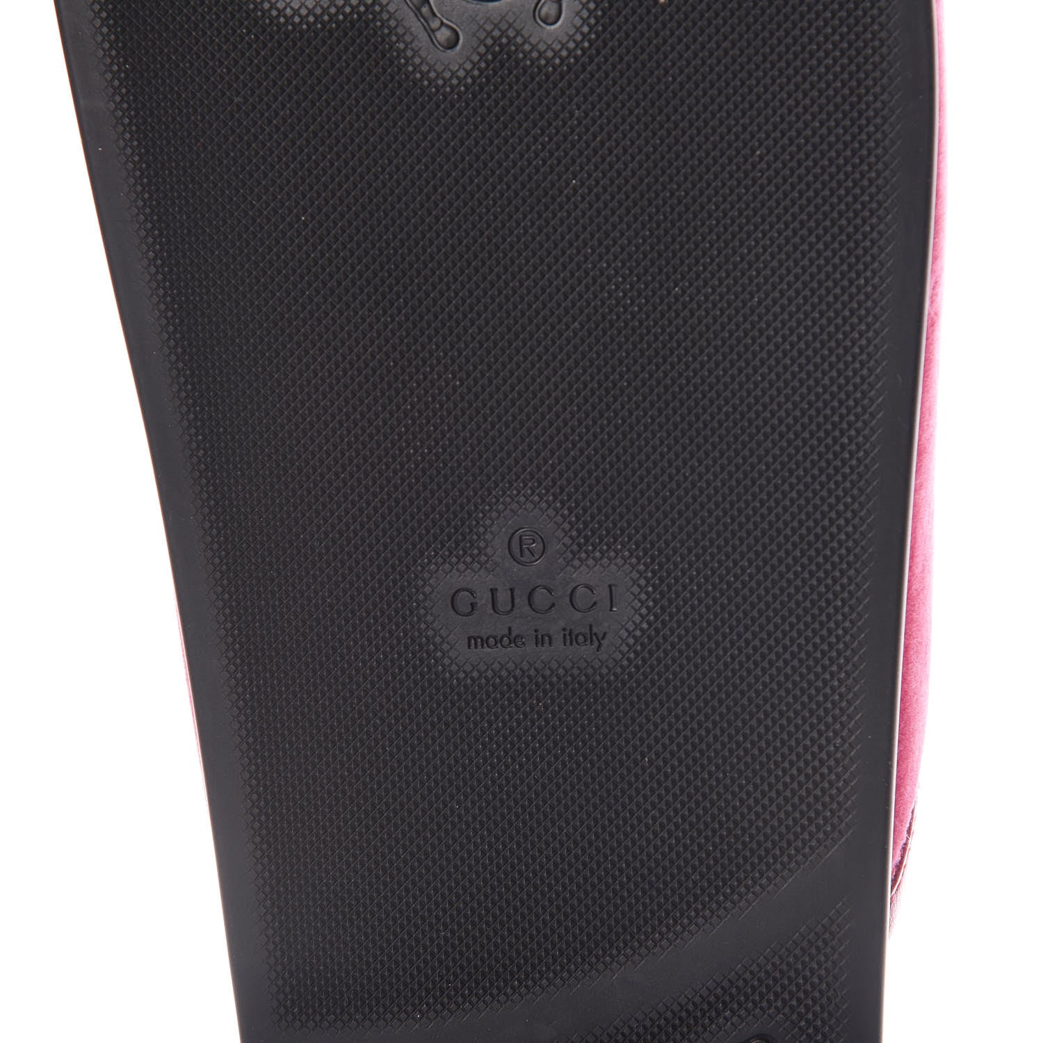 Gucci Softy Velvet Malaga Kid Womens Horsebit River Slippers 39 Light Raspberry Rose 6 of 8