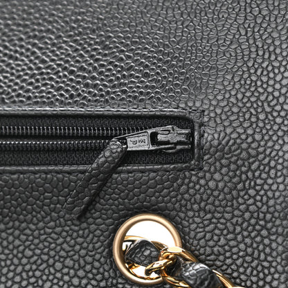 Chanel Caviar Quilted Medium Double Flap Black 15 of 15