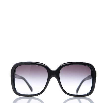 Chanel CC Bow Sunglasses 5171 Black White 2 of 8