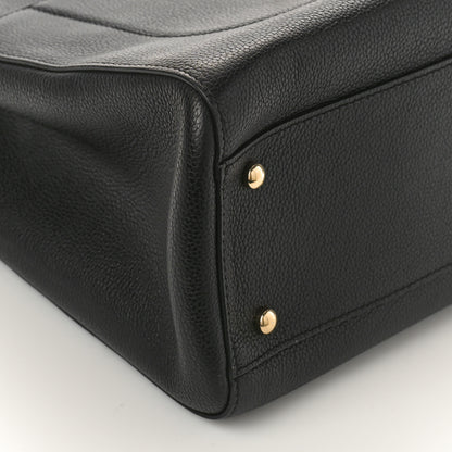 Chanel Grained Calfskin Small Neo Executive Shopper Tote Black 8 of 9