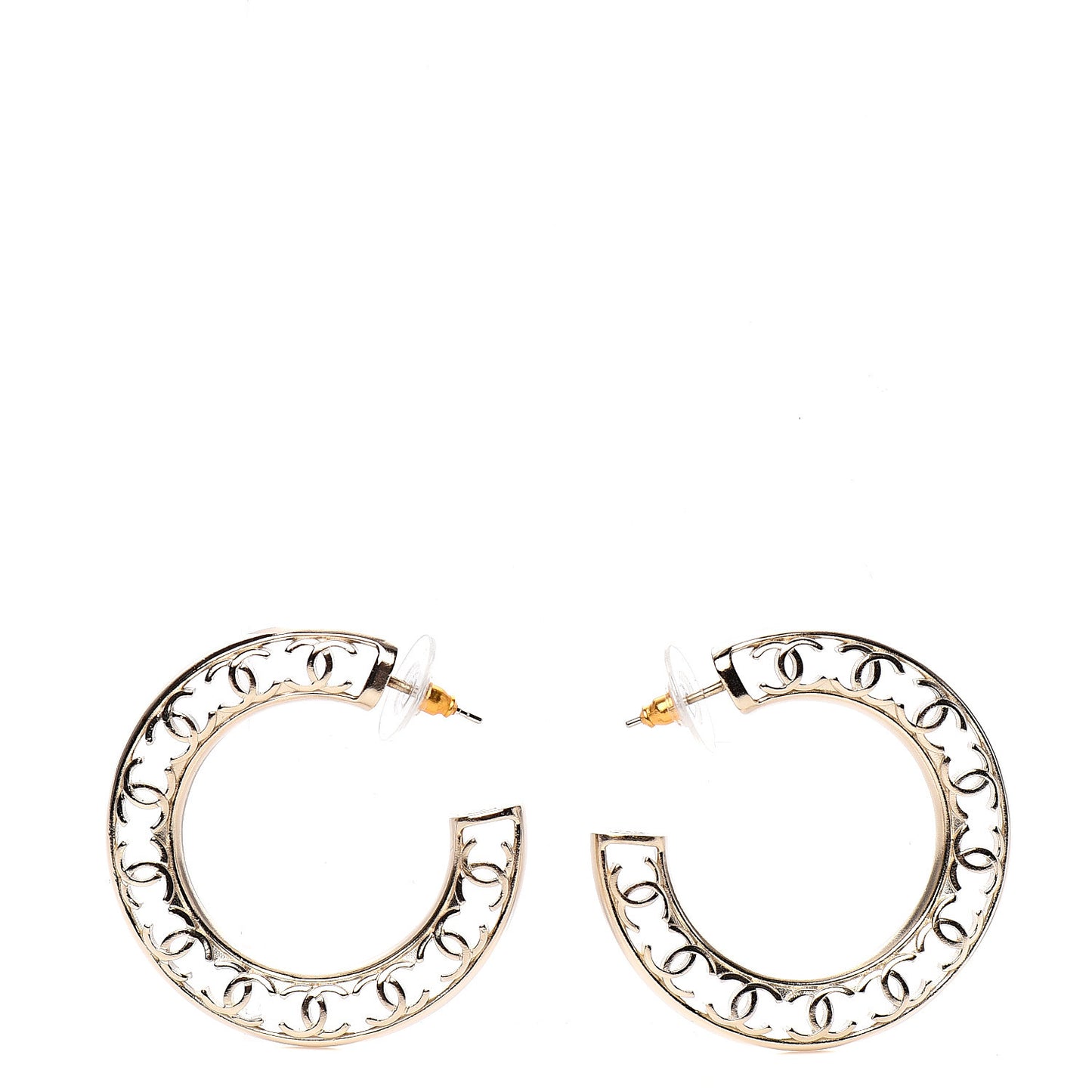 CC Hoop Earrings Gold