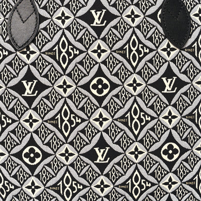 Louis Vuitton Jacquard Since 1854 Neverfull MM Grey 8 of 10