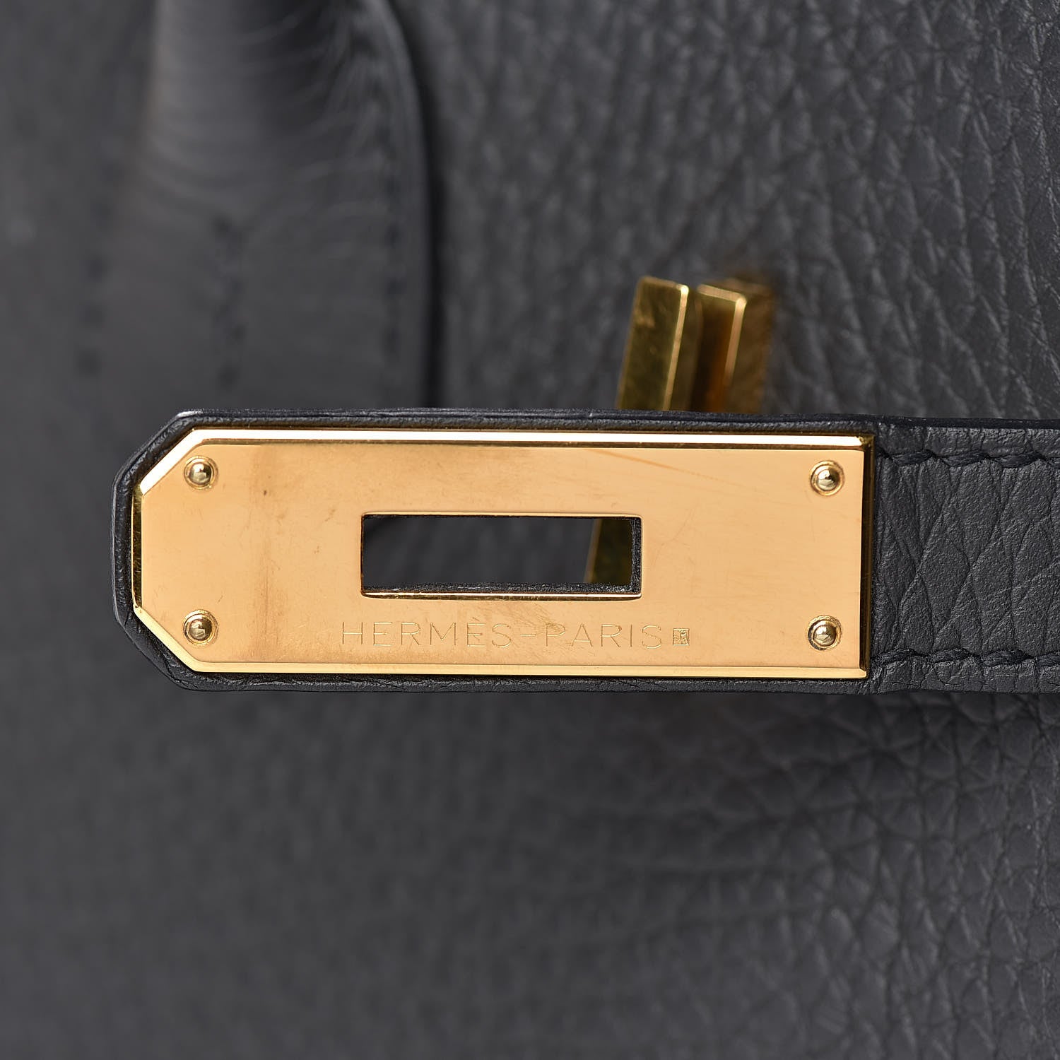 Hermes Taurillon Clemence Birkin 30 Plomb 17 of 32