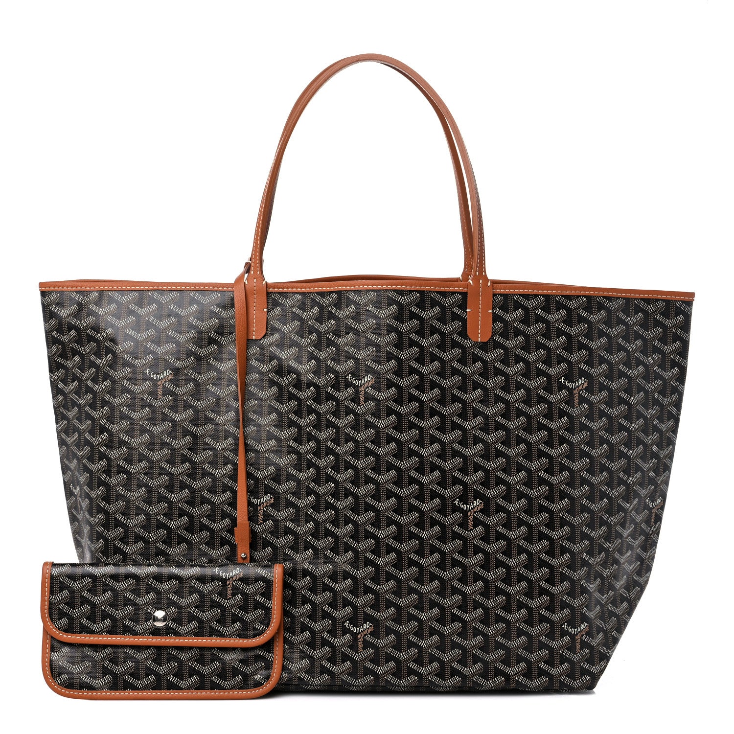 Goyard Goyardine Saint Louis GM Black Gold 1 of 10