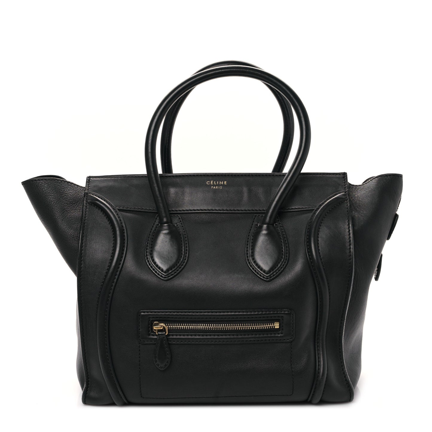 Smooth Calfskin Mini Luggage Black