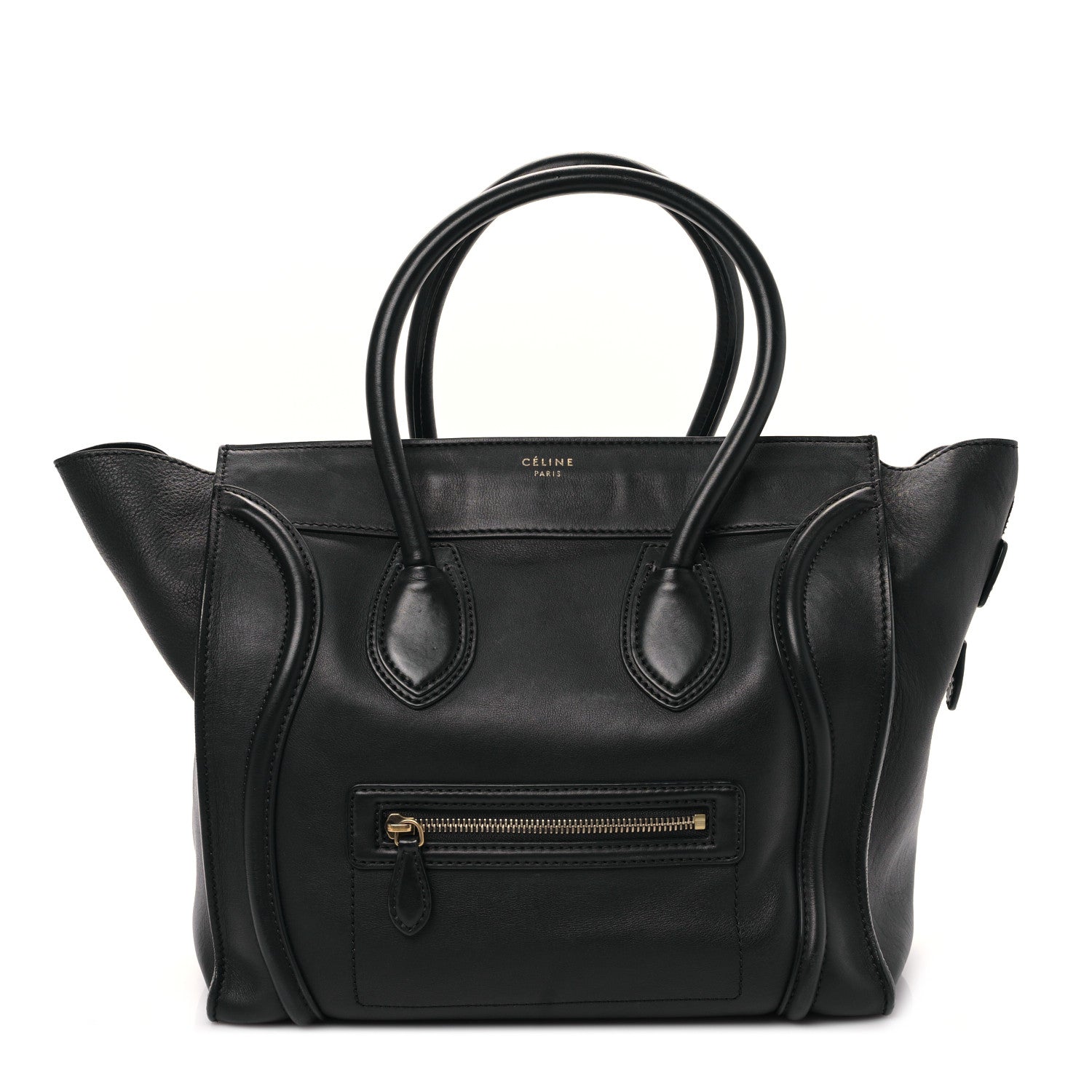 Celine Smooth Calfskin Mini Luggage Black 1 of 9
