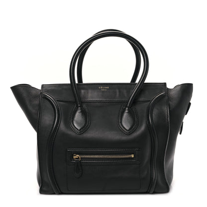Celine Smooth Calfskin Mini Luggage Black 1 of 9