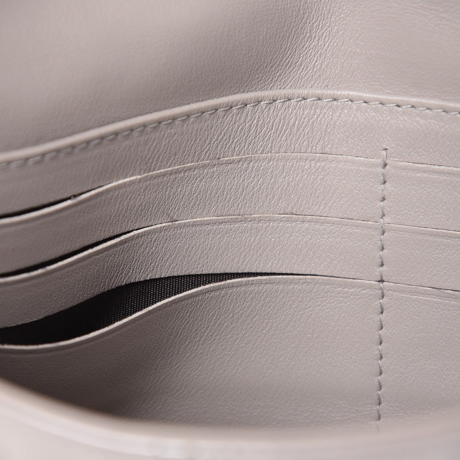Christian Dior Patent Cannage New Lock Pouch Grey 8 of 9