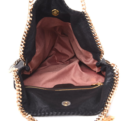 Stella McCartney Shaggy Deer Falabella Fold Over Tote Black 5 of 9