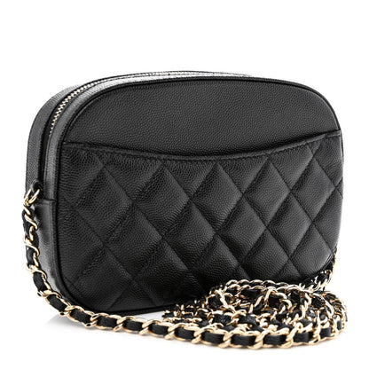 Chanel Caviar Quilted Vanity With Chain Black 3 of 11