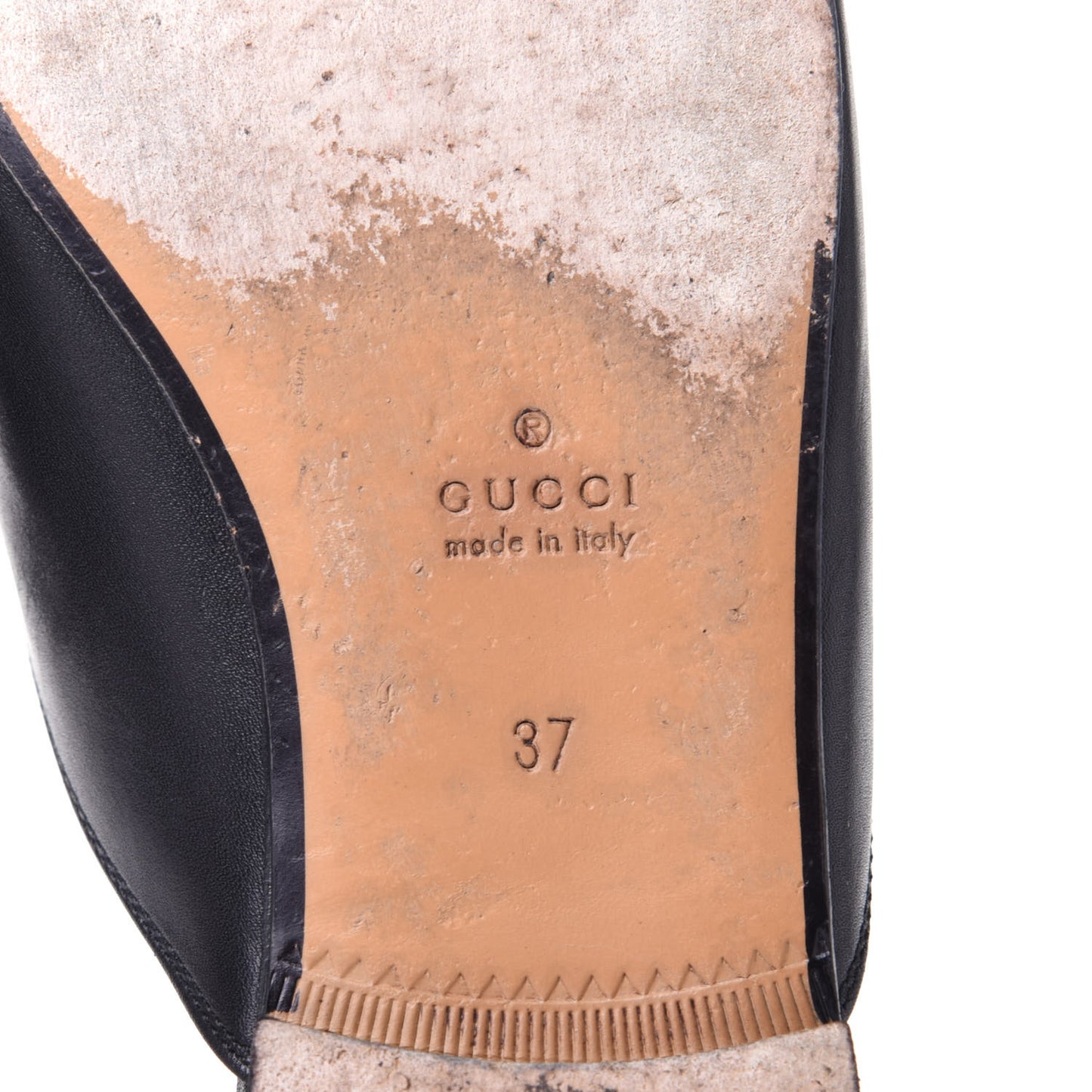 Calfskin Womens Princetown Slippers 37 Black