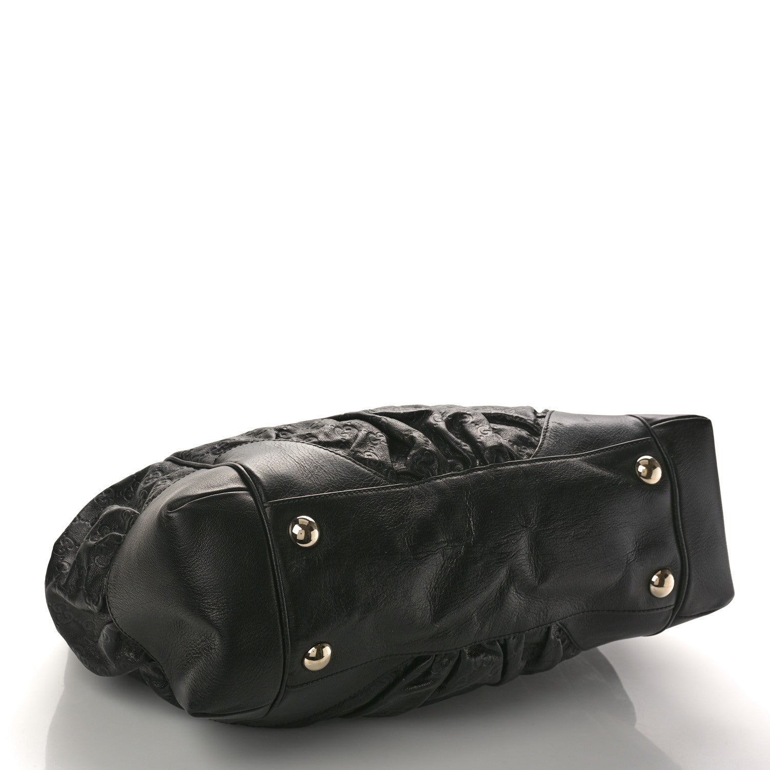 Gucci Guccissima Large Full Moon Tote Black 4 of 11
