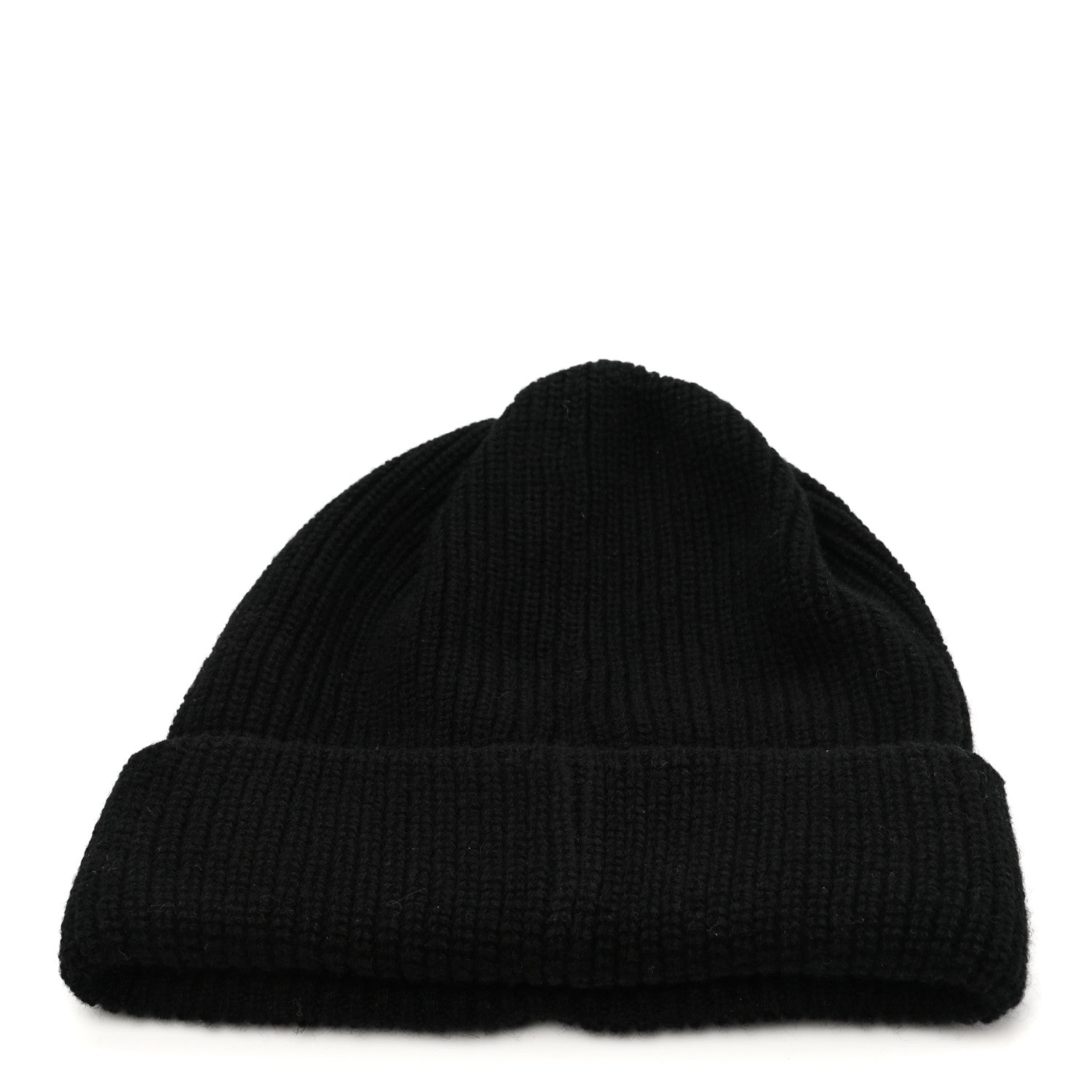 Chanel Cashmere Logo Beanie Hat Black White 3 of 4