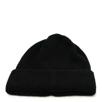 Chanel Cashmere Logo Beanie Hat Black White 3 of 4