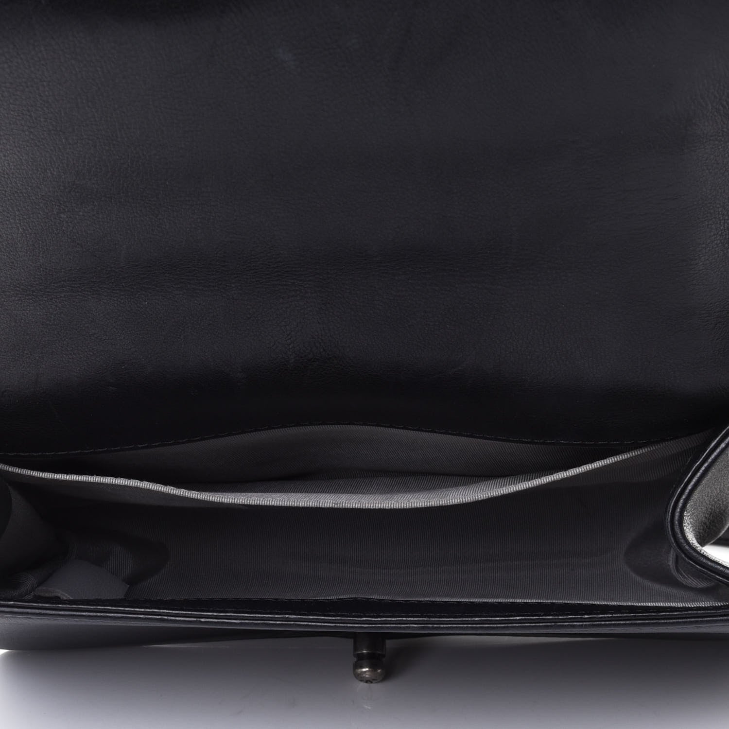 Chanel Calfskin Double Stitch Medium Boy Flap Black 4 of 4