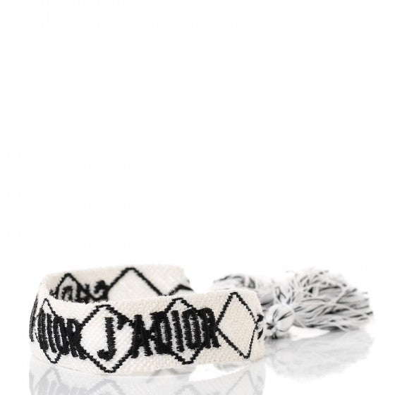 Christian Dior Woven Cotton J'Adior Friendship Bracelet 3 of 6